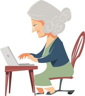 Grandma hacking skills