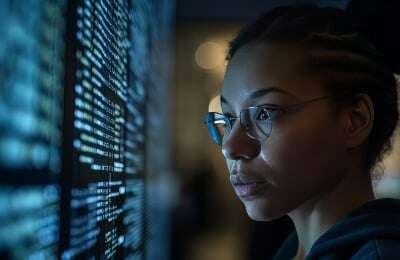 african-american-woman-programmer-looking-lines-code-screen-generative-ai