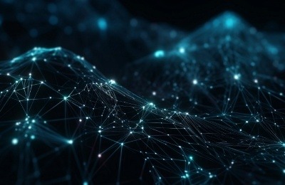 glowing-molecular-structure-futuristic-galaxy-backdrop-generated-by-ai
